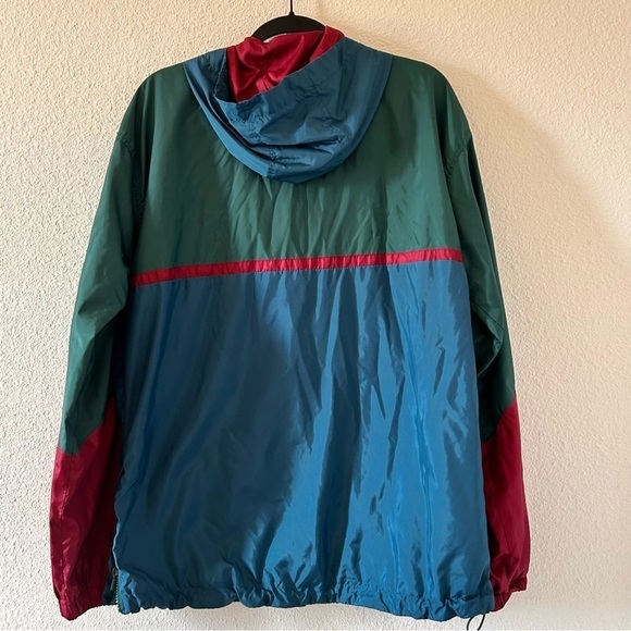VSTR Windbreaker Hood 1/3 Zip Color Block Men Size Large - Picture 7 of 12